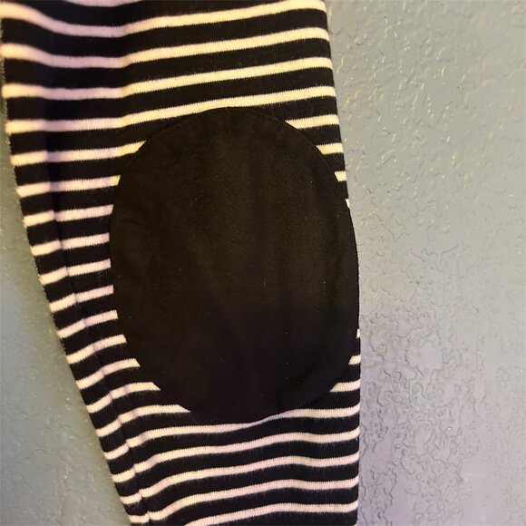 Lauren Ralph Lauren Striped Long Sleeve Shirt - Elbow Patches - SZ S - Picture 4 of 9